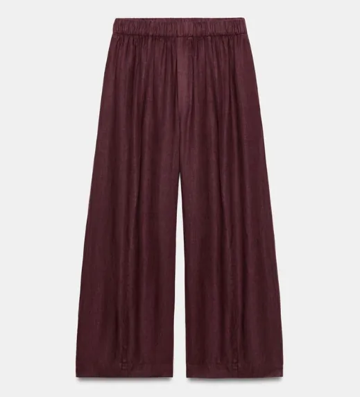  Linen Barrel Pants